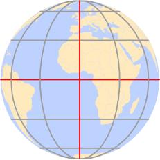 The earth can be mathematically modeled as a simple sphere (left) or an ellipsoid (right).