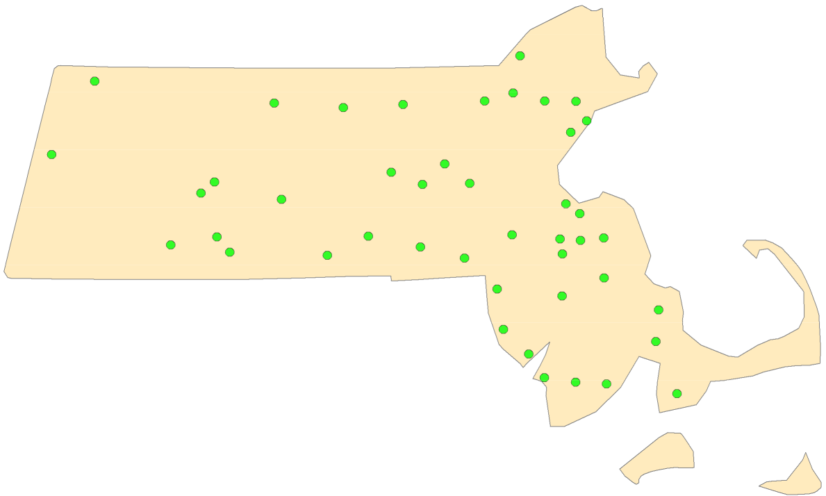 Could the distribution of Walmart stores in MA have been the result of a CSR/IRP process?